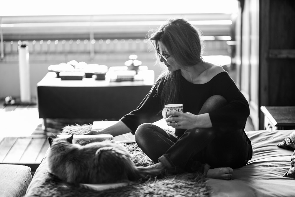 Tea and a book and a cat Tea and a book and a cat